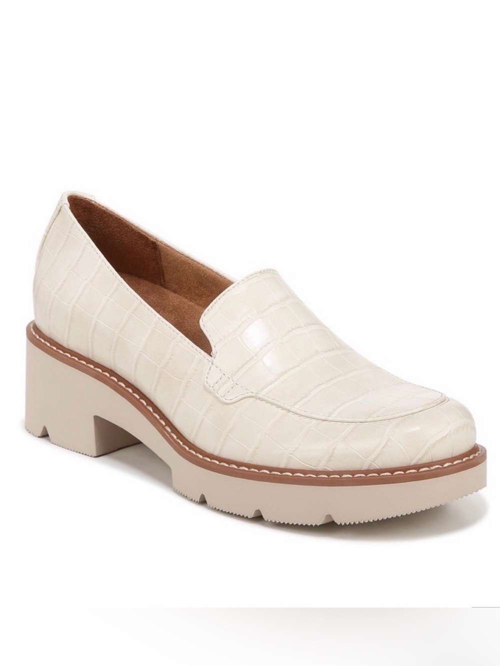 Like New Naturalizer Croc-Embossed Loafers — Size 7!!